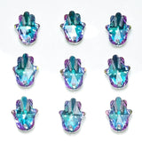 Violet Rainbow Jewellery Making Glass Crystals