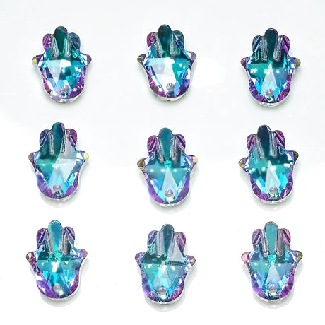Violet Rainbow Jewellery Making Glass Crystals