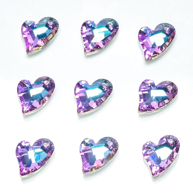 Violet Rainbow Jewellery Making Glass Crystals