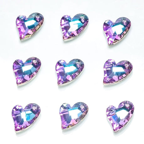 Violet Rainbow Jewellery Making Glass Crystals