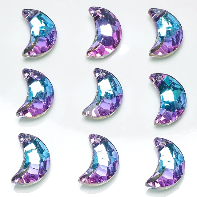 Violet Rainbow Jewellery Making Glass Crystals
