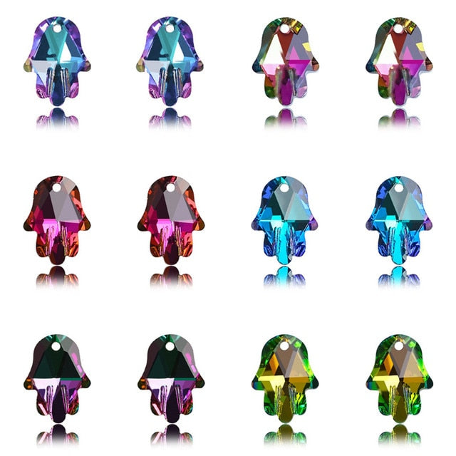 Violet Rainbow Jewellery Making Glass Crystals