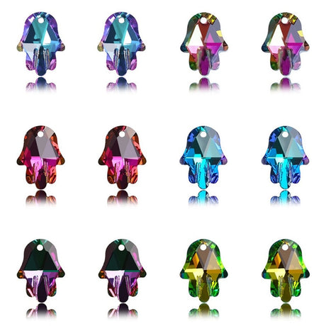 Violet Rainbow Jewellery Making Glass Crystals