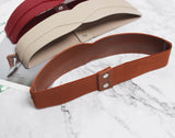 Faux Leather Elastic Back Waist Cinch Belt Four Colours