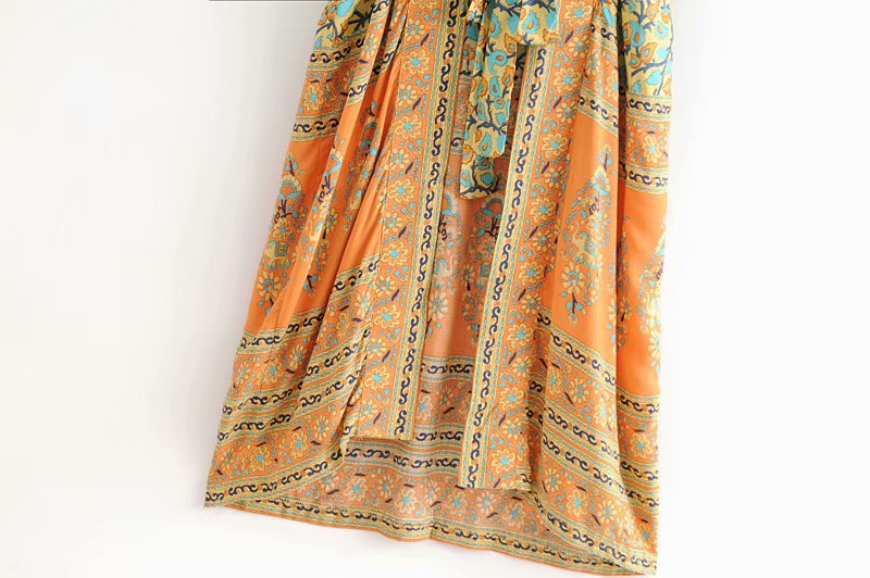 Sunshine Cocktails Cotton Boho Kimono Beach Cover Up