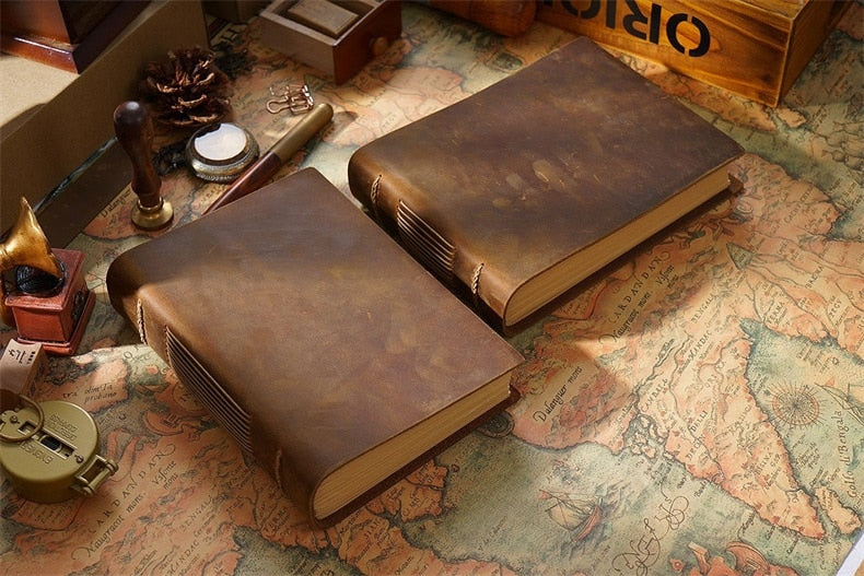 Handmade Genuine Leather Thick Journal Sketchbook