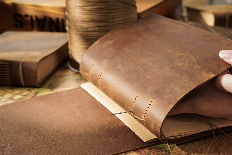 Handmade Genuine Leather Thick Journal Sketchbook
