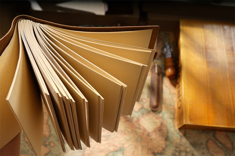 Handmade Genuine Leather Thick Journal Sketchbook