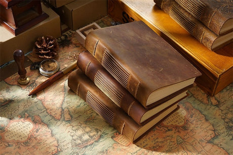Handmade Genuine Leather Thick Journal Sketchbook