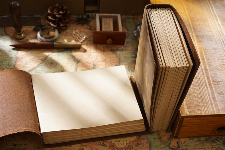 Handmade Genuine Leather Thick Journal Sketchbook