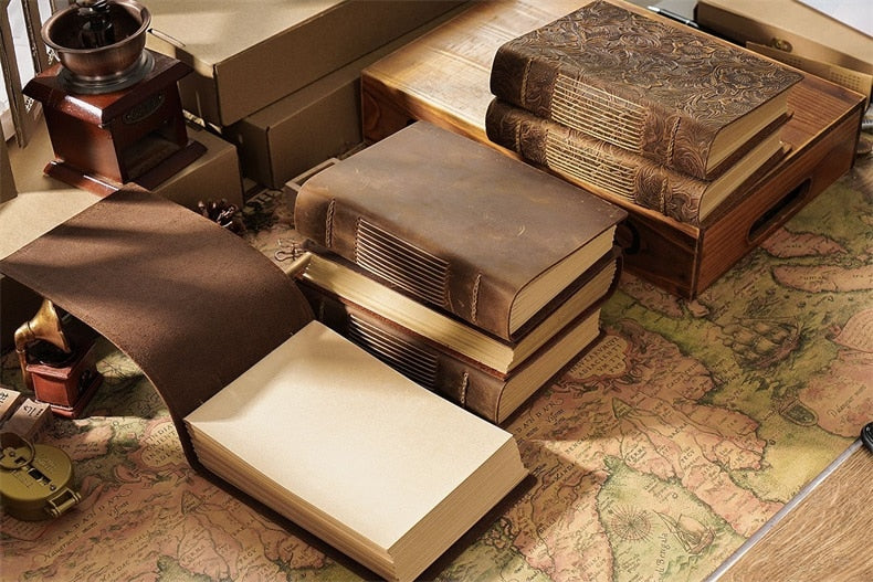 Handmade Genuine Leather Thick Journal Sketchbook