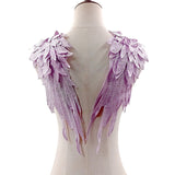 All the Colours Embroidery Appliqué Angel Wings