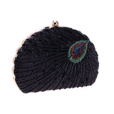 Peacock Clutch Bag Sequin Purses Clutch Handbags Evening Bag