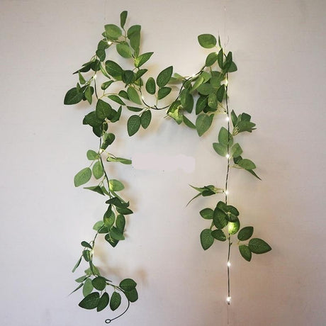 Ivy Eucalyptus Leaves Garland Led String Fairy Lights