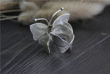 Large Butterfly Ring 925 Sterling Silver