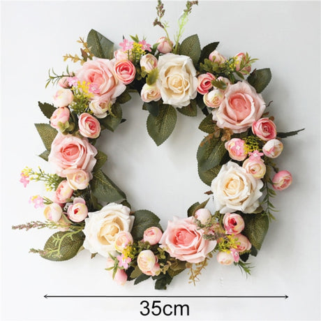 Rose Peony Garlands Artificial Flower Wreaths