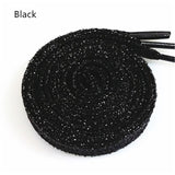 One Pair Glittery Flat Shoelaces 110cm