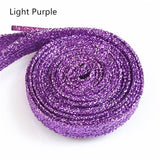 One Pair Glittery Flat Shoelaces 110cm