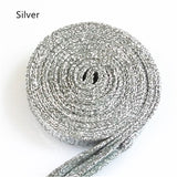 One Pair Glittery Flat Shoelaces 110cm