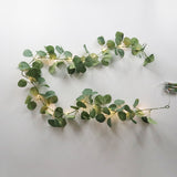 Ivy Eucalyptus Leaves Garland Led String Fairy Lights