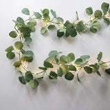Ivy Eucalyptus Leaves Garland Led String Fairy Lights