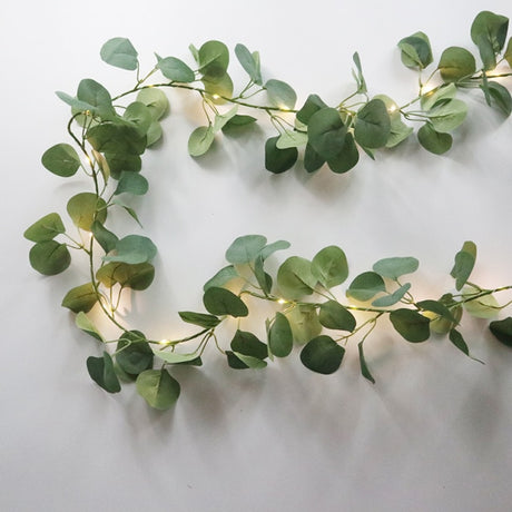 Ivy Eucalyptus Leaves Garland Led String Fairy Lights