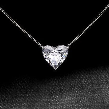 Big Heart Pendant Necklaces Six Colours