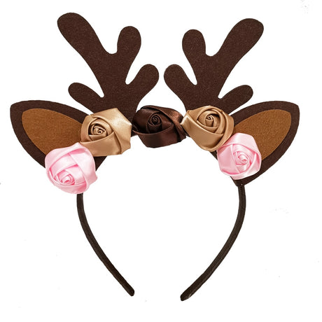 Fluffy Brown Deer Girl Tutu Skirt Christmas Costume Kids Reindeer Tulle Skirt 1-14 Years