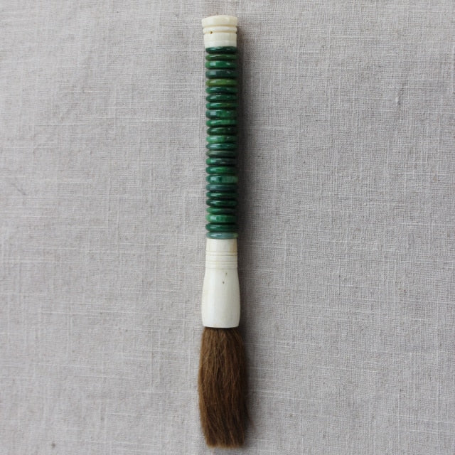 Jade & Ox Bone Calligraphy Artist Brush