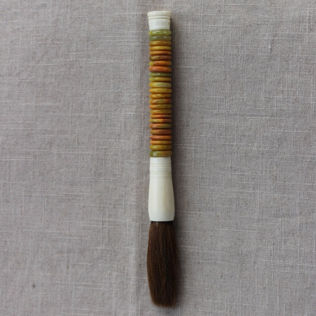 Jade & Ox Bone Calligraphy Artist Brush