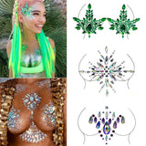 Party Ta-Tahs Chest Crystal Resin Stickers