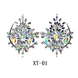 Party Ta-Tahs Chest Crystal Resin Stickers