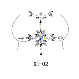 Party Ta-Tahs Chest Crystal Resin Stickers
