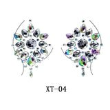 Party Ta-Tahs Chest Crystal Resin Stickers