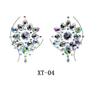 Party Ta-Tahs Chest Crystal Resin Stickers