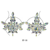 Party Ta-Tahs Chest Crystal Resin Stickers