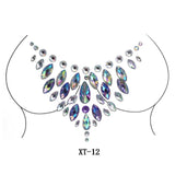 Party Ta-Tahs Chest Crystal Resin Stickers