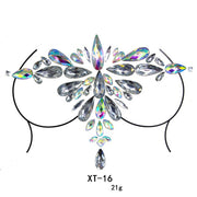 Party Ta-Tahs Chest Crystal Resin Stickers