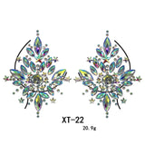 Party Ta-Tahs Chest Crystal Resin Stickers