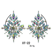Party Ta-Tahs Chest Crystal Resin Stickers