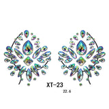 Party Ta-Tahs Chest Crystal Resin Stickers