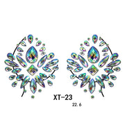 Party Ta-Tahs Chest Crystal Resin Stickers