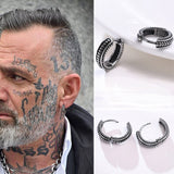 Small Huggie Hoop Earrings Mens Stainless Steel Earrings
