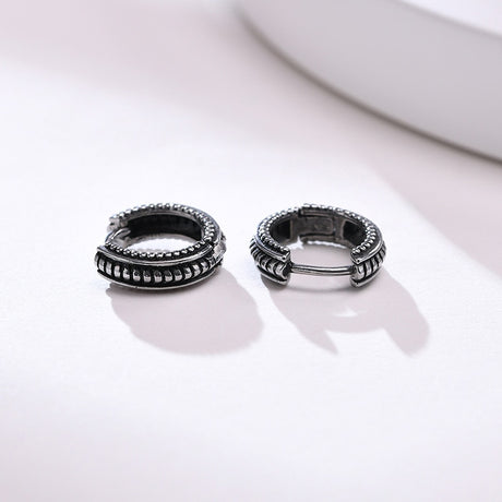 Small Huggie Hoop Earrings Mens Stainless Steel Earrings