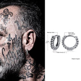 Small Huggie Hoop Earrings Mens Stainless Steel Earrings