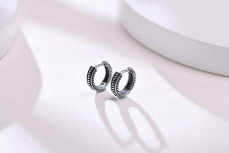 Small Huggie Hoop Earrings Mens Stainless Steel Earrings