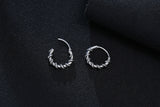 Small Huggie Hoop Earrings Mens Stainless Steel Earrings