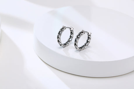 Small Huggie Hoop Earrings Mens Stainless Steel Earrings