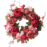Rose Peony Garlands Artificial Flower Wreaths