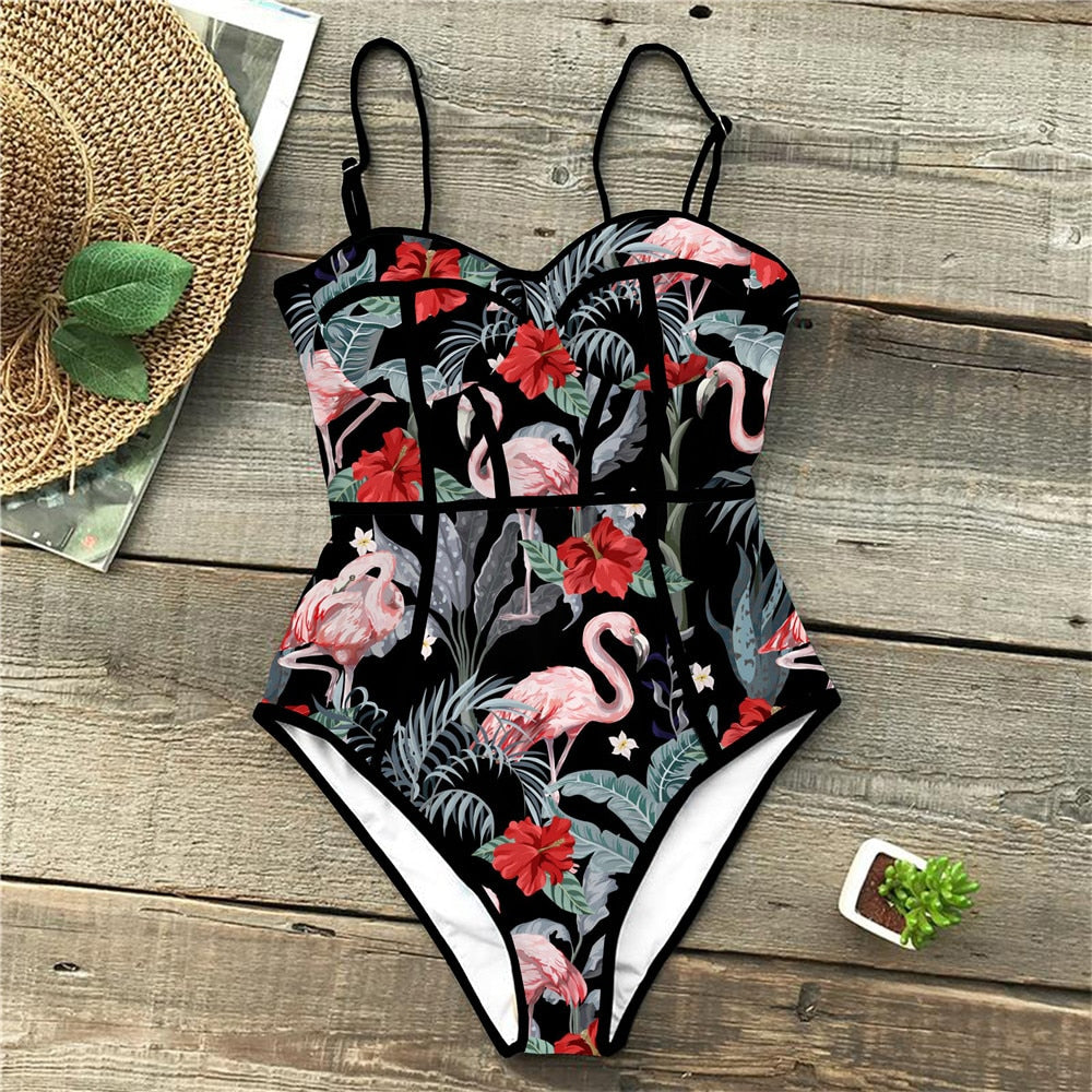 Caged Wild Thing One Piece Swimsuit Beach Bodies